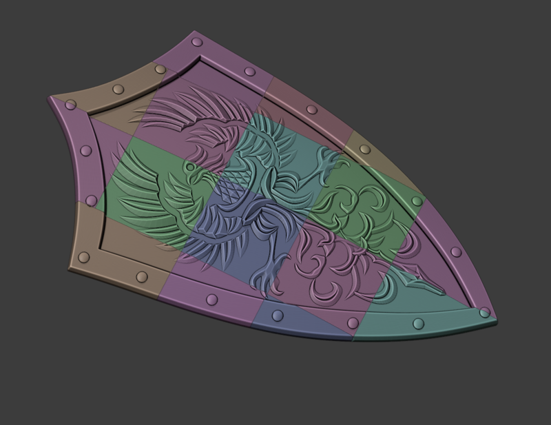 Faraam Knight Shield and Sword from Dark Souls 3D print model - Pinshape