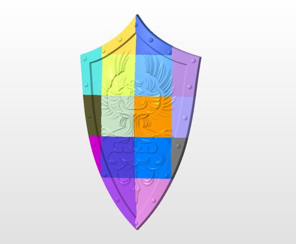 Faraam Knight Shield and Sword from Dark Souls 3D print model 3D Print 402536