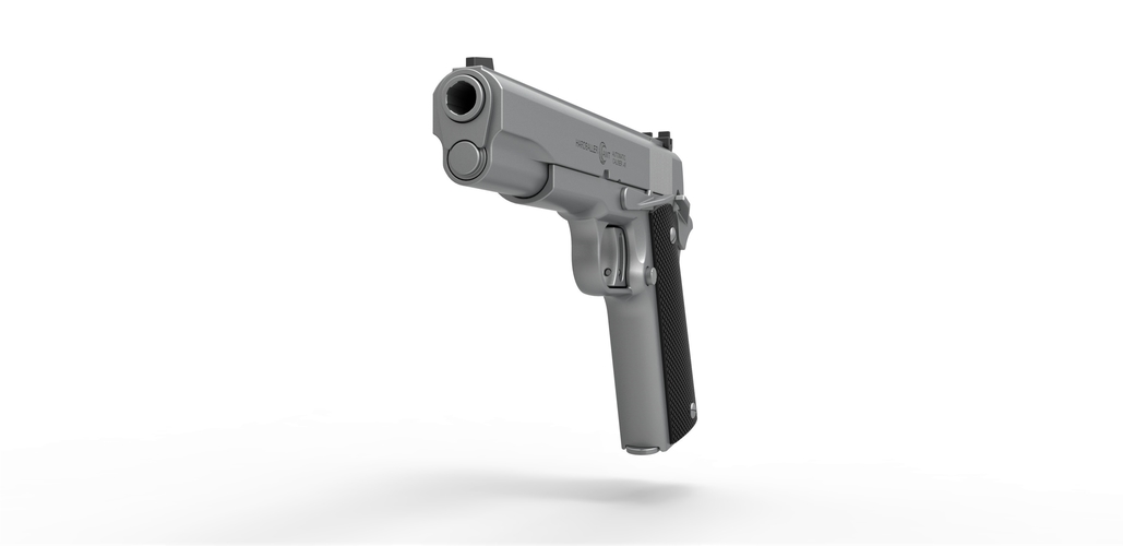 Pistol AMT Hardballer 3D Print 402560