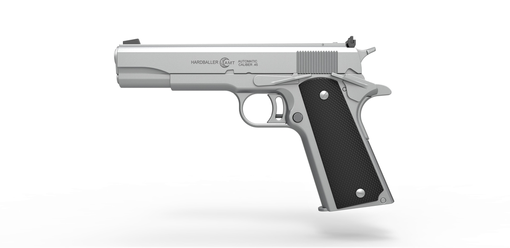 Pistol AMT Hardballer 3D Print 402562