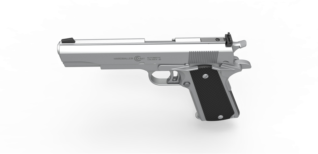 Pistol AMT Hardballer 3D Print 402563