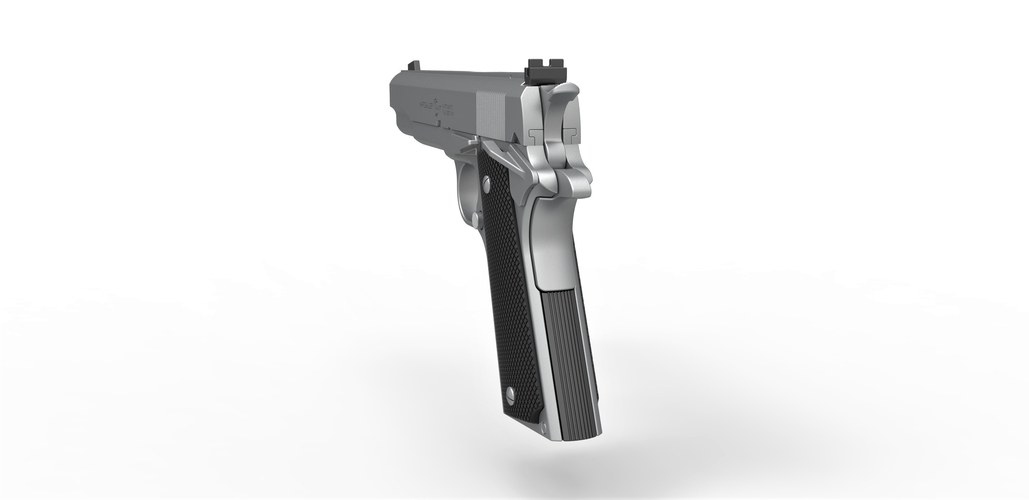 Pistol AMT Hardballer 3D Print 402566