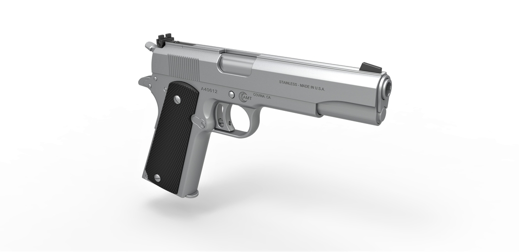 Pistol AMT Hardballer 3D Print 402570