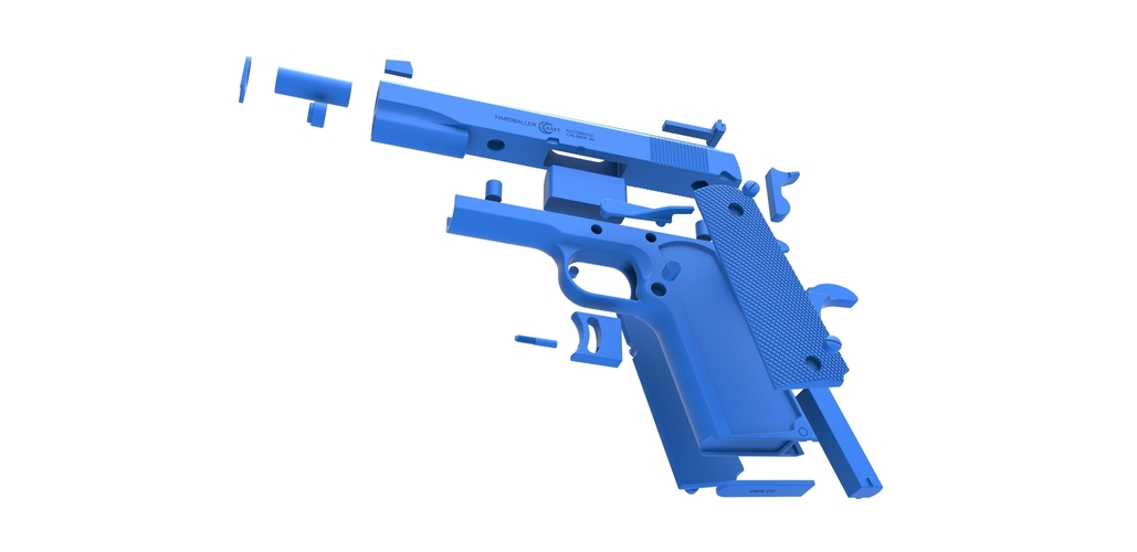 Pistol AMT Hardballer 3D Print 402572