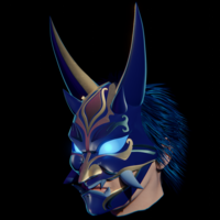 Xiao mask from Genshin Impact - Thumbnail 7