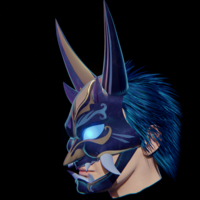 Xiao mask from Genshin Impact - Thumbnail 9