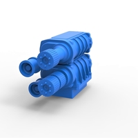 Diecast double Supercharger Scale 1:25 - Thumbnail 3