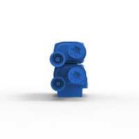 Diecast double Supercharger Scale 1:25 - Thumbnail 5