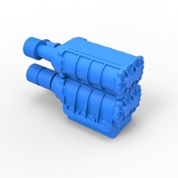 Diecast double Supercharger Scale 1:25 - Thumbnail 9