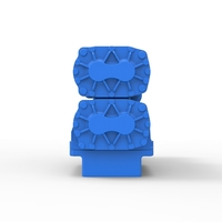 Diecast double Supercharger Scale 1:25 - Thumbnail 11