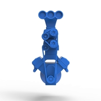 Diecast V8 engine double supercharger 1:25 - Thumbnail 4