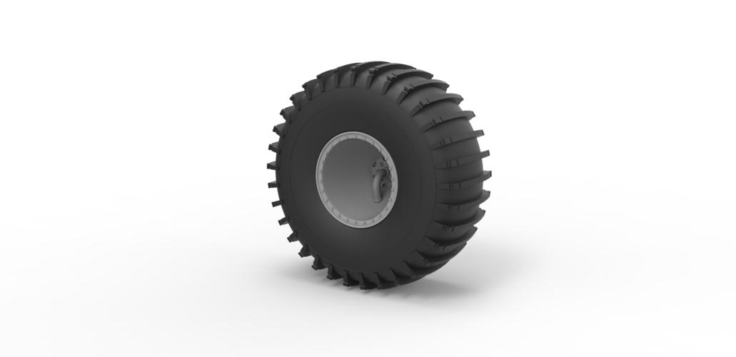 Diecast Wheel from Atlas ATV Scale 1:20 3D Print 402949