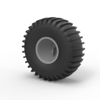 Small Diecast Wheel from Atlas ATV Scale 1:20 3D Printing 402949