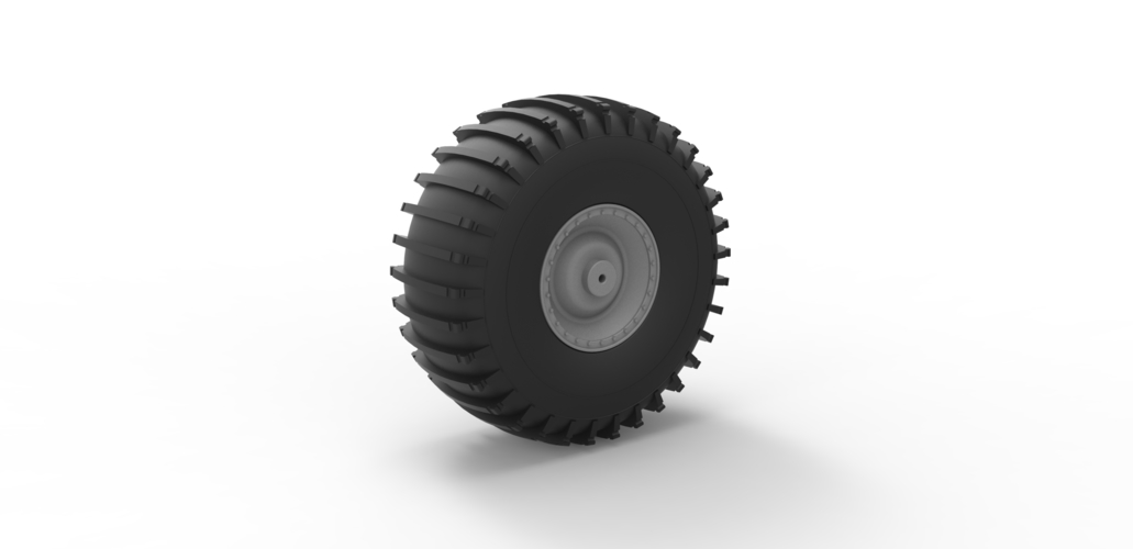 Diecast Wheel from Atlas ATV Scale 1:20 3D Print 402952