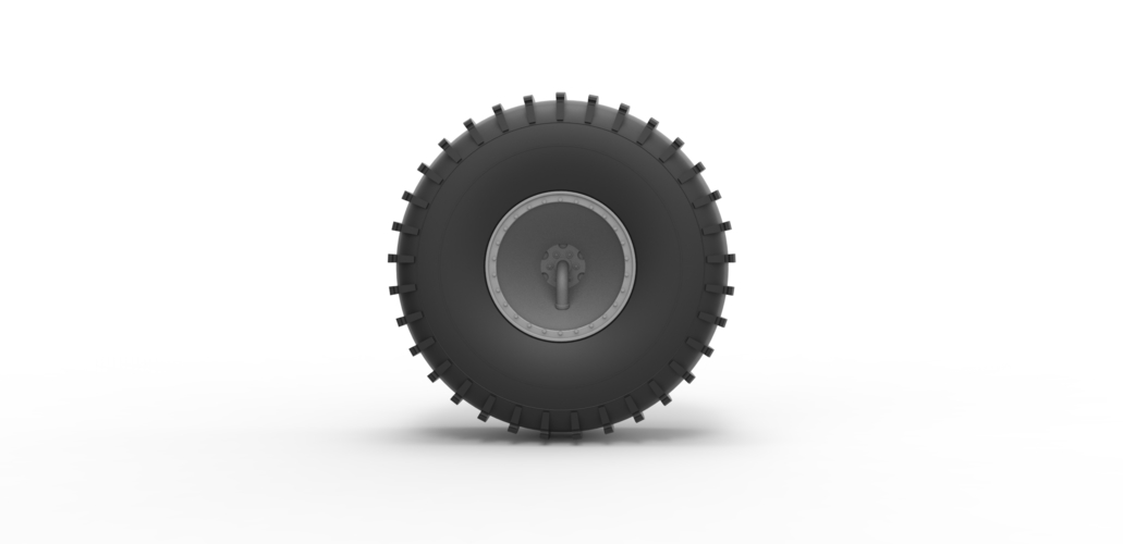 Diecast Wheel from Atlas ATV Scale 1:20 3D Print 402953
