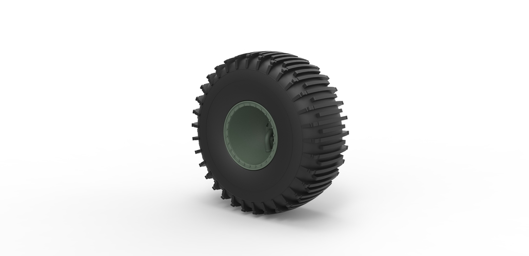 Diecast Offroad wheel 37 Scale 1:20 3D Print 402955