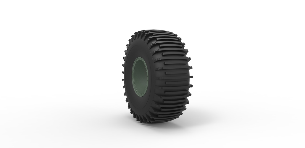 Diecast Offroad wheel 37 Scale 1:20 3D Print 402956