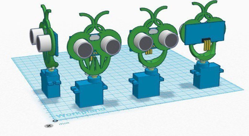 SR04 Servo Mount - BUGZ
