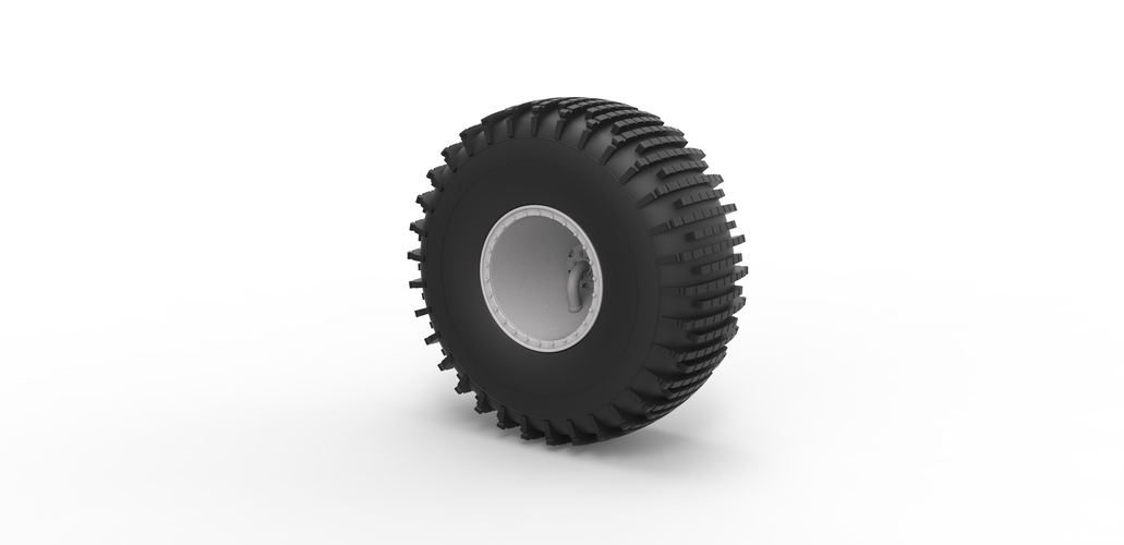 Diecast Offroad wheel 38 Scale 1:20 3D Print 402961