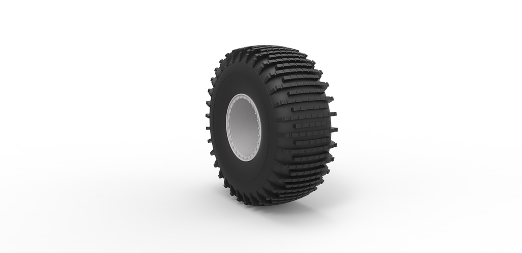 Diecast Offroad wheel 38 Scale 1:20 3D Print 402962