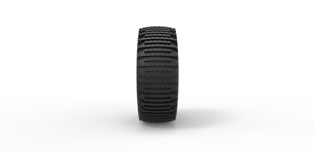 Diecast Offroad wheel 38 Scale 1:20 3D Print 402963