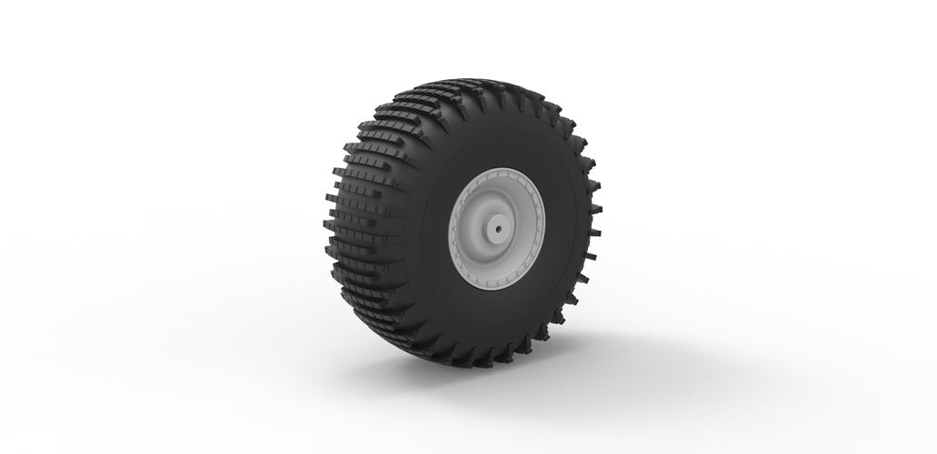 Diecast Offroad wheel 38 Scale 1:20 3D Print 402964