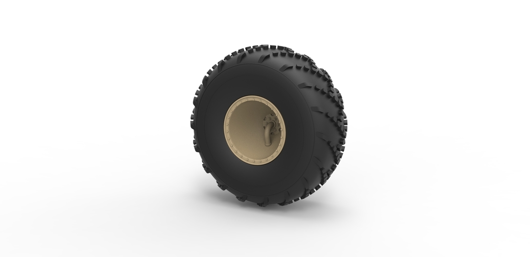 Diecast Offroad wheel 39 Scale 1:20 3D Print 402967
