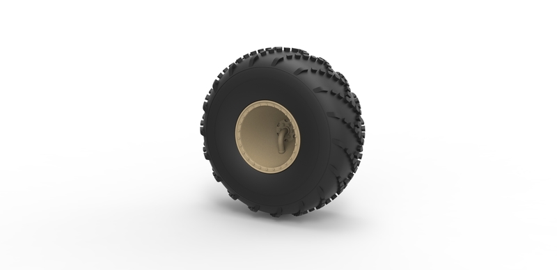 Diecast Offroad wheel 39 Scale 1:20