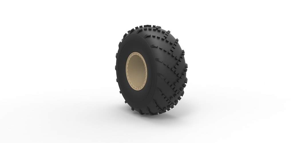 Diecast Offroad wheel 39 Scale 1:20 3D Print 402968