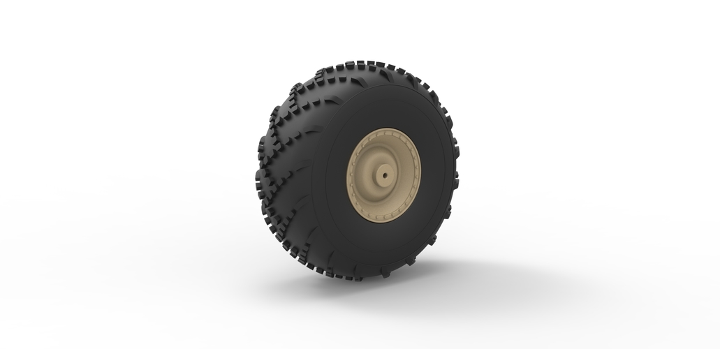 Diecast Offroad wheel 39 Scale 1:20 3D Print 402970
