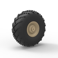 Diecast Offroad wheel 39 Scale 1:20 - Thumbnail 4