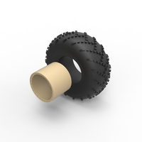 Diecast Offroad wheel 39 Scale 1:20 - Thumbnail 6