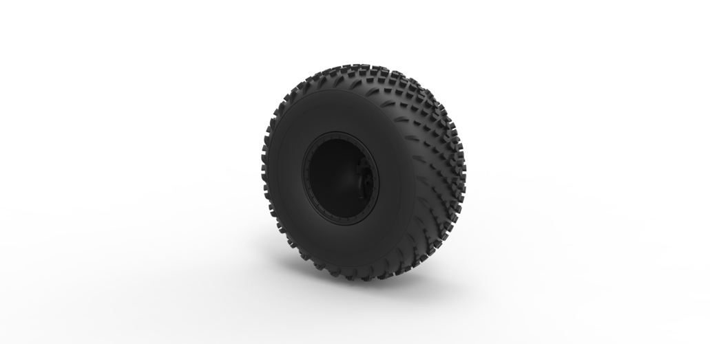 Diecast Offroad wheel 40 Scale 1:20 3D Print 402973