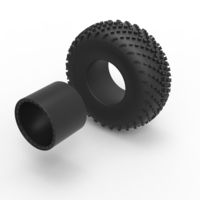 Diecast Offroad wheel 40 Scale 1:20 - Thumbnail 6