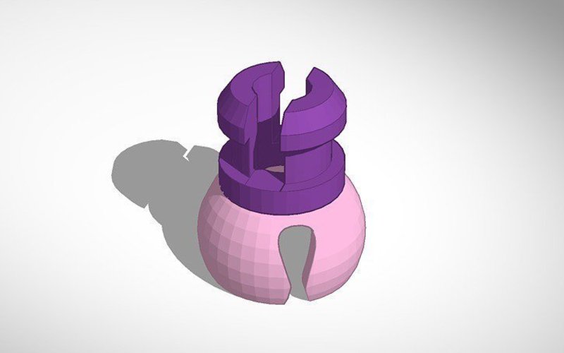 Popcorn Hole Click joints 3D Print 40298