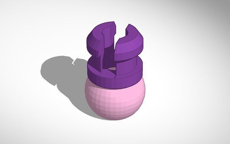 Popcorn Hole Click joints 3D Print 40299