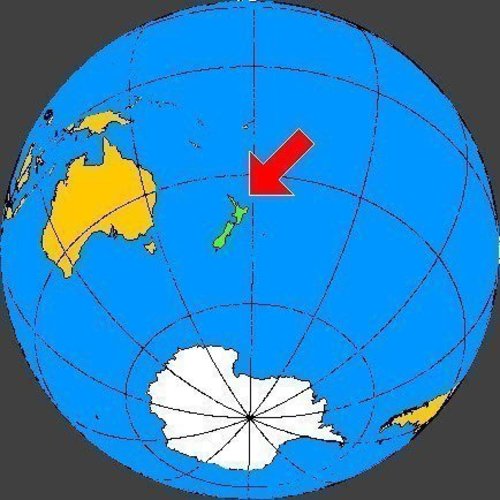 Basic map of New Zealand