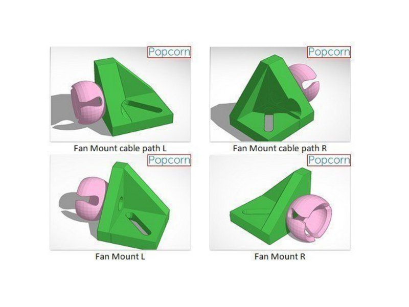 Popcorn Fan Mounts