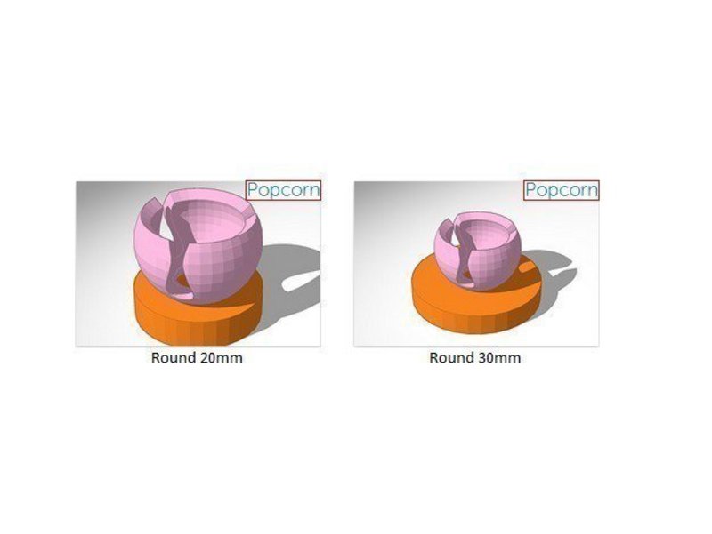 Popcorn Round connectors