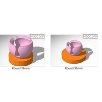 Popcorn Round connectors - Thumbnail 1