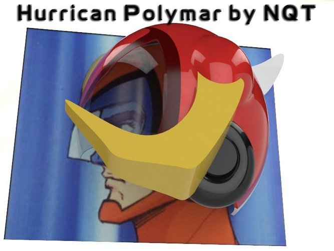 Hurrican Polymar MANGA helmet 3D Print 40362