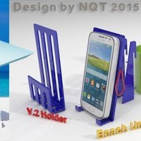 Beach Umbrella Double Holder for Smartphones - Thumbnail 2