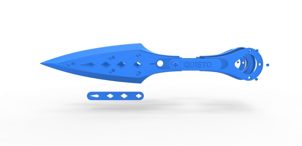 3D Printed Wraith Heirloom Knife from game Apex Legends by