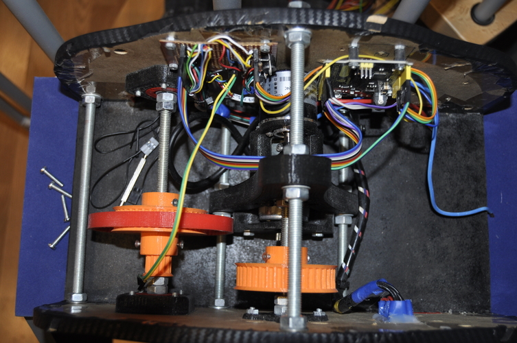 Simracing ForceFeedback Base for Steering wheel 3D Print 404067