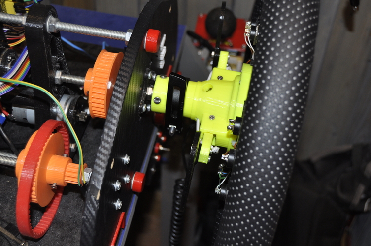Simracing ForceFeedback Base for Steering wheel 3D Print 404072