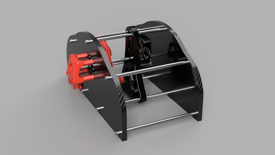 Simracing ForceFeedback Base for Steering wheel 3D Print 404073
