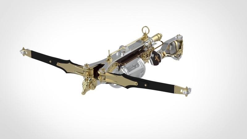 Crossbow from the movie Van Helsing 3d print model