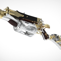 Crossbow from the movie Van Helsing 3d print model - Thumbnail 5