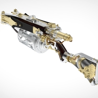 Crossbow from the movie Van Helsing 3d print model - Thumbnail 7