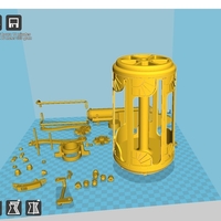 Crossbow from the movie Van Helsing 3d print model - Thumbnail 20